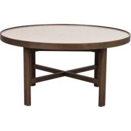 Rowico Home Marsden Soffbord Beige Keramik/brun Ek