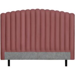 SoffaDirekt Primo High 180 Sänggavel Sammet Rosa