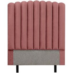 SoffaDirekt Primo High 120 Sänggavel Sammet Rosa