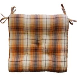 Madam Stoltz Dyna Rutig 45x45 Pumpa/brun