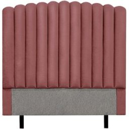 SoffaDirekt Primo High 140 Sänggavel Sammet Rosa