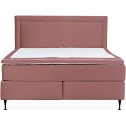 SoffaDirekt Opera/perla Sängpaket 180 Sammet Rosa