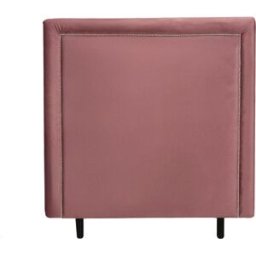 SoffaDirekt Perla Sänggavel 140 Sammet Rosa