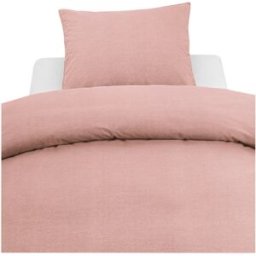 SoffaDirekt Washed Bäddset Rosa