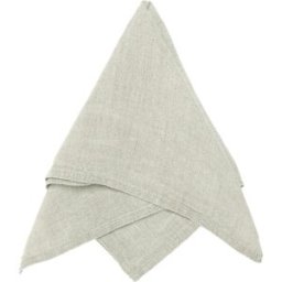 Svanefors Julie Servett Lin/vit 45x45cm
