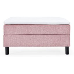 SoffaDirekt Dalarö 140 Kontinentalsäng Rosa