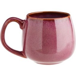 Madam Stoltz Mugg Stengods 40cl Plommon