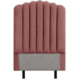 SoffaDirekt Primo High 90 Sänggavel Sammet Rosa