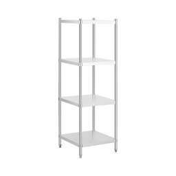 Rostfri hylla - 60 x 60 x 180 cm - Royal Catering - 200 kg