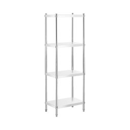 Rostfri hylla - 60 x 40 x 180 cm - Royal Catering - 200 kg