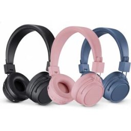 Andersson over-ear Bluetooth-hörlurar med mikrofon (finns i flera färger) (Rosa)