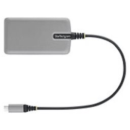 StarTech.com 3-Port USB-C Hub with Ethernet, 3x USB-A Ports,
