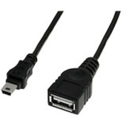StarTech.com 1 ft Mini USB 2.0 Cable - USB A to Mini B F/M - USB