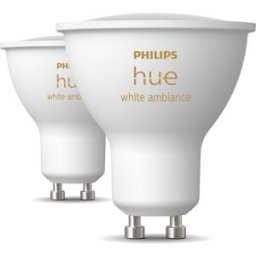 Philips LED-lampa HUE, WA, GU10, 4,2W, 2-pack