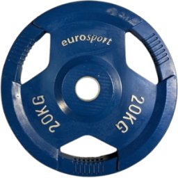 Eurosport Fitness Vektplate gummiblå 20 kg 50 mm