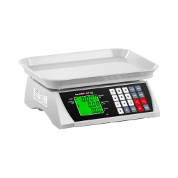 Kontrollvåg - 30 kg / 1 g - 28,8 x 21,8 cm - LCD