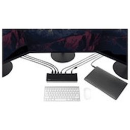 StarTech.com 4K USB-C-docka fÃ¶r tre skÃ¤rmar med 5 USB 3.0-portar