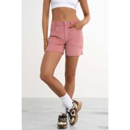 FAMME - Altitude Cord Shorts - Pink / XS