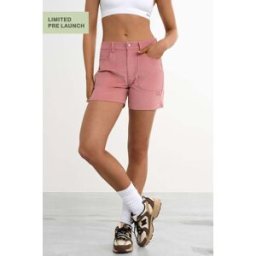 Famme Altitude Cord Shorts rosa-4 S