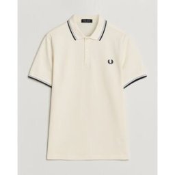 Fred Perry Twin Tipped Polo Shirt Ecru