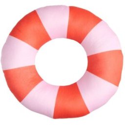Little&bigger; Hot Summer Flytande Hundleksak Ring Rosa/röd 15 Cm