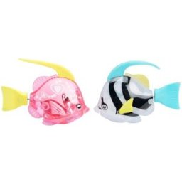 Little&bigger; Hot Summer Simmande Fiskar Kattleksaker 2-Pack