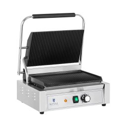 Kontaktgrill - 2200 W - Räfflad