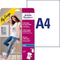 Fotopapper A4 T-shirt ljus 5/f