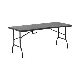 Fällbart bord - 1830 x 750 x 740 mm - Royal Catering - 150 kg - Inomhus/utomhus - Black