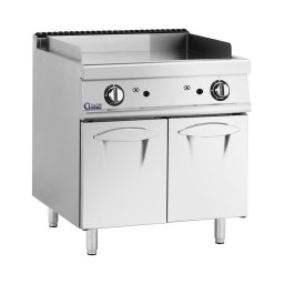 Stekbord - Gas - 12 kW - Slät - 50–300 °C - Propangas / gasol / naturgas - Underskåp - Royal Catering