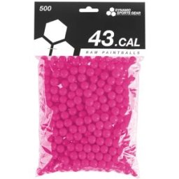 Dynamic Sports Gear RAM Cal .43 Paintballs - 500st (Färg (Skal / Fyllning): Rosa / Rosa)