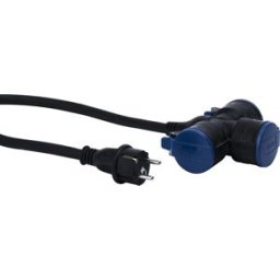 Gelia Grenuttag, jordat, 3-vägs med lock, 3G2.5, IP44, 0,5 m