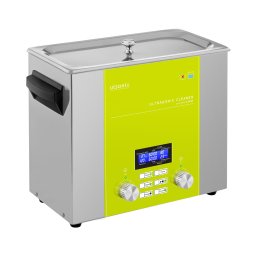 Ultraljudstvätt - 6 l - 37 kHz - 240 W - Degas - Memory - Sweep - Pulse