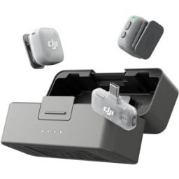 DJI Mic Mini 2, 2 TX & 1 mobile RX, trådlös mikrofon med 2 sändare, 1 mobil mottagare & laddningsfodral