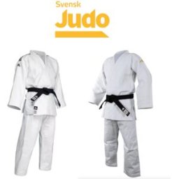Budofitness Adidas Champion 3 Vit Med Svenska Judoforbundets Landslagsbrodyrer 100 %