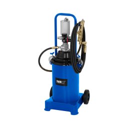 Tryckluftsdriven fettpump - 12 liter - mobil - 300-400 bar