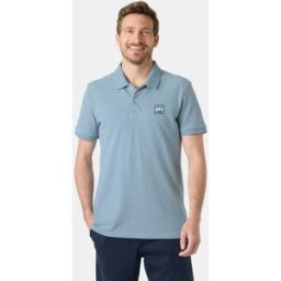 Helly Hansen Men's Toulon Graphic Polo Marinblå S Windy Blue MarinblåS