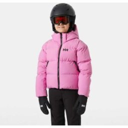 Helly Hansen Junior Nora Kort Fodrad Skidjacka Rosa 164 Sugar Pink Rosa164