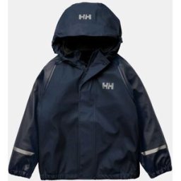 Helly Hansen Barn Bergen Fleecejacka-fodrat Regnset 2.0 Marinblå 98 Navy Marinblå98