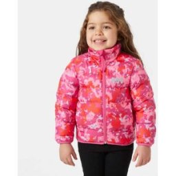 Helly Hansen Barn Dalen Vändbar Jacka Rosa 116 Navy Marinblå116