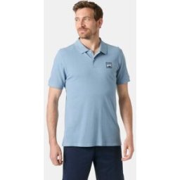 Helly Hansen Men's Messina Graphic Fitted Polo Marinblå L Opal Green GrönL