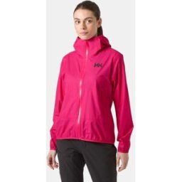 Helly Hansen Dam Verglas 2.5 Layer Fastpack Jacka Rosa L Ebony GråL