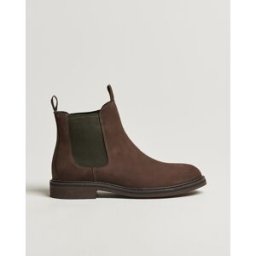 Loake Shoemakers Ducksworth Waterproof Chelsea Boot Brown Nubuck