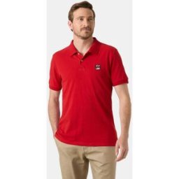Helly Hansen Men's Messina Graphic Fitted Polo Röd M Nantucket Red VitM