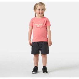 Helly Hansen Kids' HH Graphic T-shirt Rosa 104 White Vit104