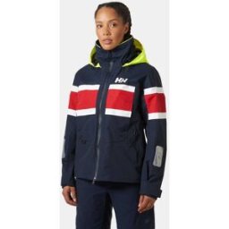 Helly Hansen Dam Salt Original Seglarjacka Marinblå M White VitM