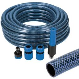 Slang med tillbehörssats EDM 74098 5/8" 20 mm x 15 m Blå (15 m)