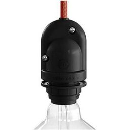Lamphållare Svart E27