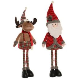 Julgranskula Home ESPRIT Röd Grön 30 X 21 X 54 CM (2 antal)