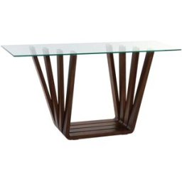 Mottagare DKD Home Decor Brun Transparent 145 x 45 x 75 cm